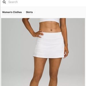 Lululemon Pace Rival Skirt size 6
